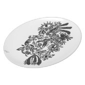 knight of the night melamine plate (Left Side)