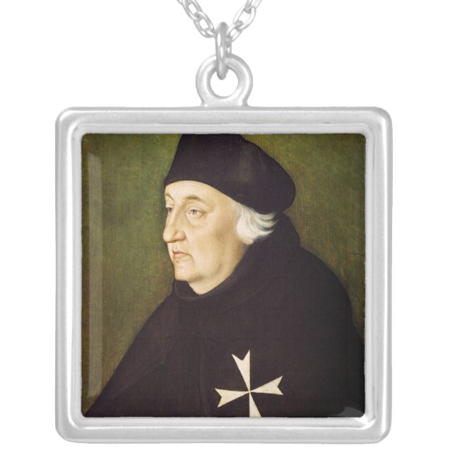Knight of the Order of Malta, 1534 Silver Plated Necklace (Front)