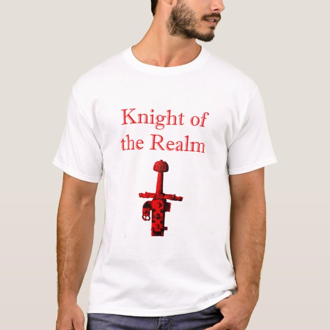Knight of the Realm  T-Shirt (Front)