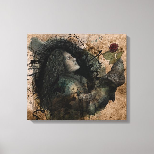 Knight of the Rose Canvas Print (Front)