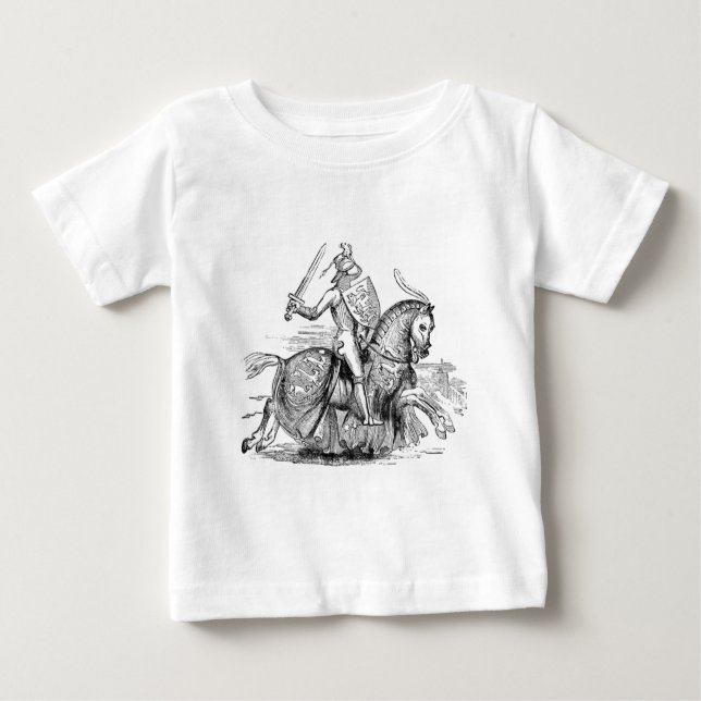 Knight on Horsback Infant's Shirt (Front)