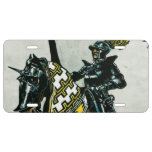 Knight On Horseback custom license plate