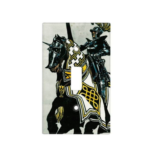 Knight On Horseback Switchplate (Front)