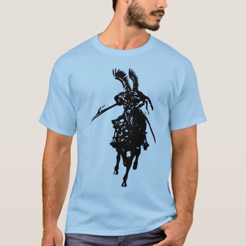 Knight on the horse T_Shirt