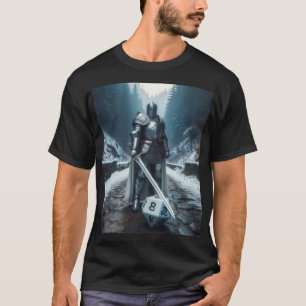 knight or paladin in full plate armor   T-Shirt