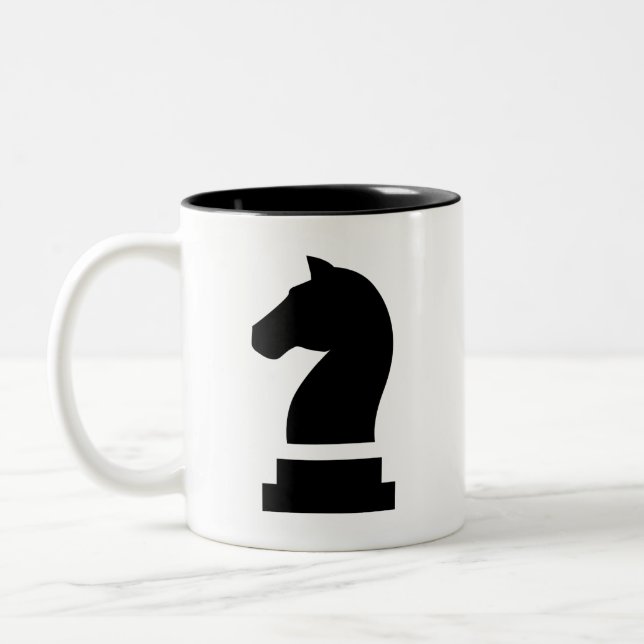 'Knight' Pictogram Mug (Left)