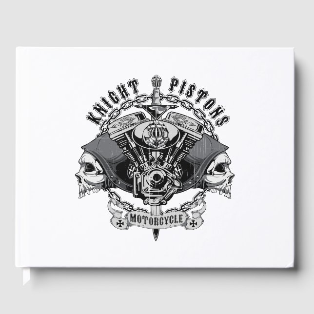 knight pistons motorcycle guest book (Front)