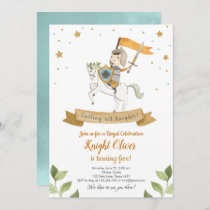 Knight Royal Medieval Boy Birthday Invitation