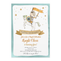 Knight Royal Medieval Boy Birthday Invitation