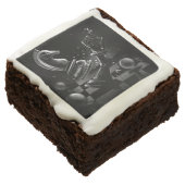 Knight’s Victory – Dramatic Chess Artwork  Brownie (Angled)