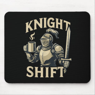Knight Shift Renaissance Festival Medieval Coffee Mouse Pad