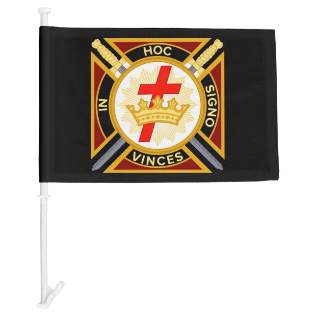 Knight Templar  Car Flag (Front)