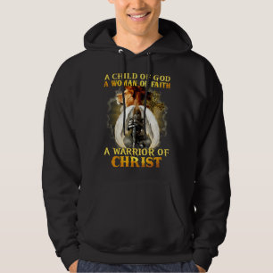 Knight Templar Christian Woman Child Of God Woman Hoodie