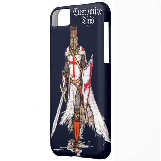 knight templar crusader phone case cover (Back Left)