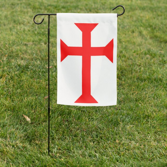 Knight Templar  Garden Flag (In SItu)