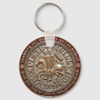 KNIGHT TEMPLAR GEO COIN KEYCHAIN