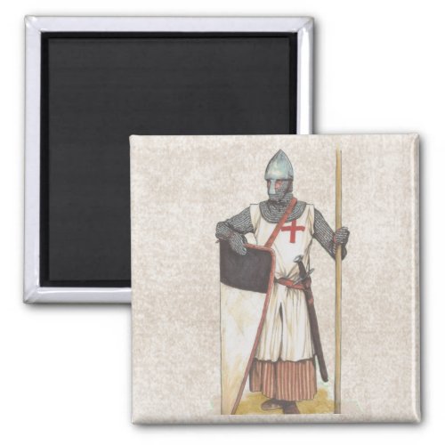 Knight Templar Historic Magnet