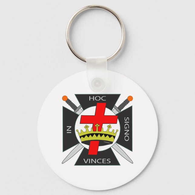 Knight Templar Keychain (Front)