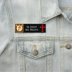 Knight Templar Name Tag