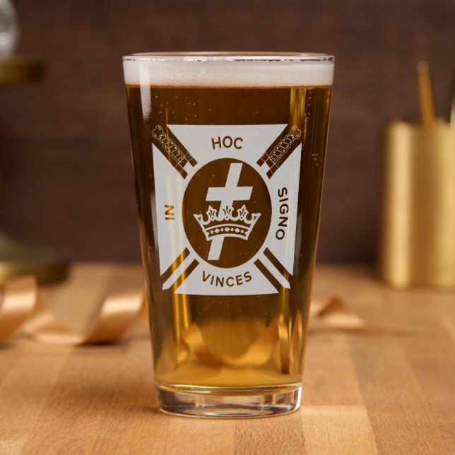 Knight Templar Pint Glass (Party)
