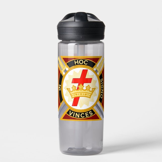 Knight Templar  Water Bottle (Front)