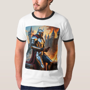 Knight Texting While Castle Burns Meme Shirt