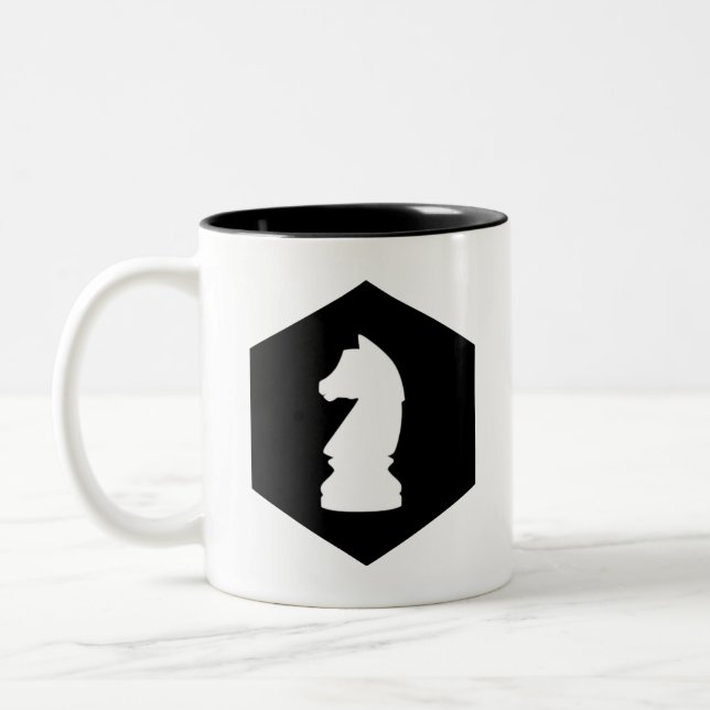 Knight Two-Tone Coffee Mug (Left)