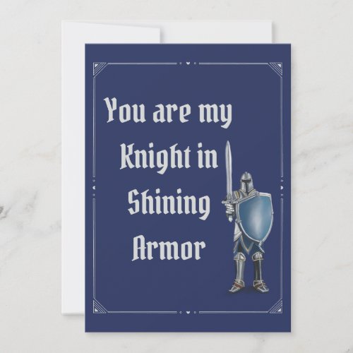 Knight Valentines Day Card