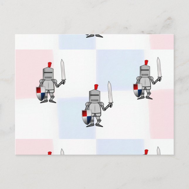 Knight warriors postcard (Front)