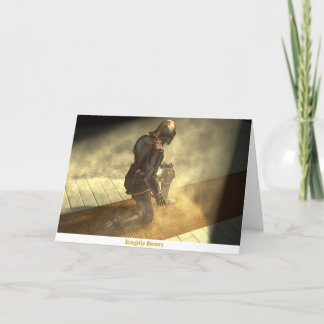 Knightly Honors Card