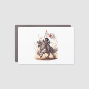 Knightly Newfoundland � Royal Dog Armor Car Magnet