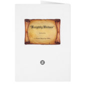 Knightly Virtues Scroll Cards (Back)