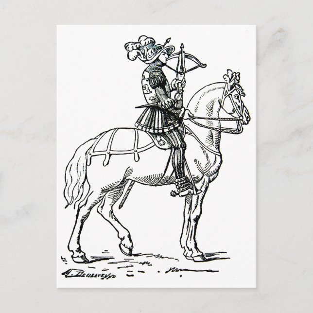 knights-armor-7 postcard (Front)