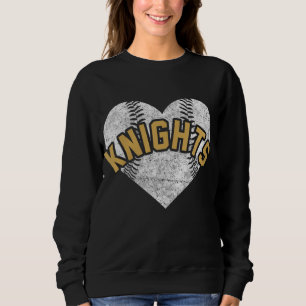 Knights Baseball Softball High School Team Mascot  Sweatshirt