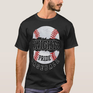 Knights Baseball Team Mascot Pride School Spirits T-Shirt