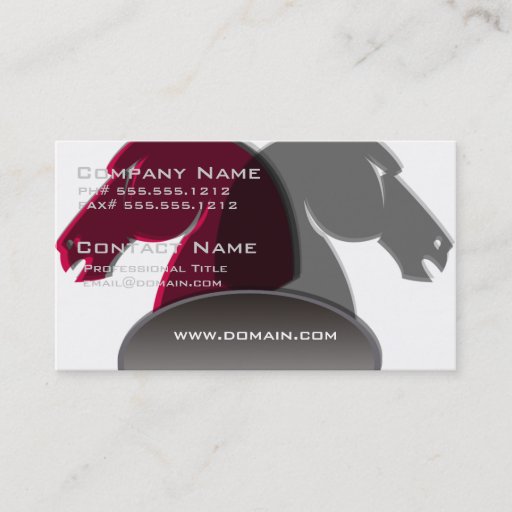 Customizable Knights Business Card