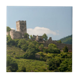 Knight's Castle in Wachau Austria Ceramic Tile