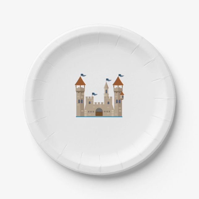 Knight's Castle Paper Plates (Front)