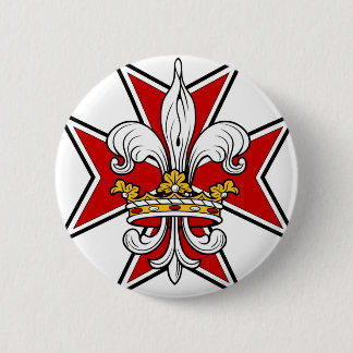 Knights Cross Pinback Button