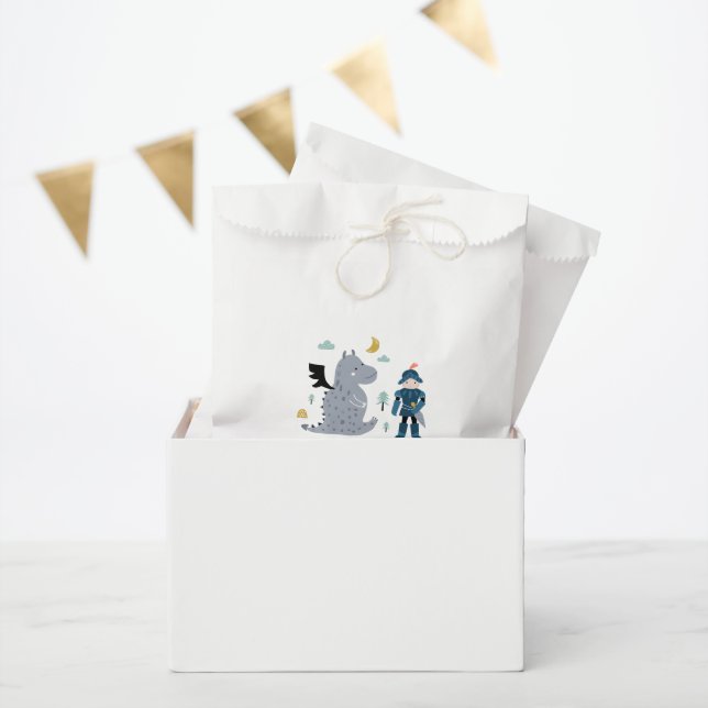 Knights & Dragons Birthday Favor Bags (Party)