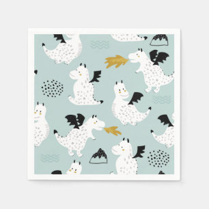 Knights & Dragons Fairytale Birthday Party Napkins