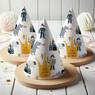 Knights & Dragons | Fairytale King Crown Party Hat