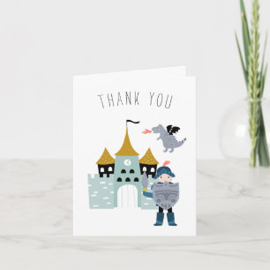 Knights & Dragons Fairytale Thank You Card