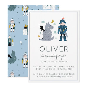 Knights & Dragons Party Invitation