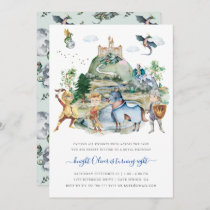 Knights & Dragons | Royal Medieval Birthday Invitation