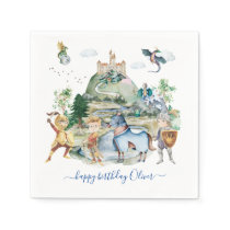 Knights & Dragons | Royal Medieval Birthday  Napkins