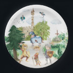 Knights & Dragons | Royal Medieval Birthday  Paper Plates<br><div class="desc">Nothing is more exciting than the original heroes — brave knights in shining armor — battling fierce (or not so fierce) dragons. This party invite is perfect for setting the tone for a royal knights and dragons birthday party. These designs can be personalized for your special occasion and would be...</div>