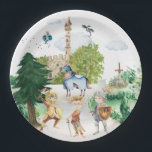 Knights & Dragons | Royal Medieval Birthday  Paper Plates<br><div class="desc">Nothing is more exciting than the original heroes — brave knights in shining armor — battling fierce (or not so fierce) dragons. This party invite is perfect for setting the tone for a royal knights and dragons birthday party. These designs can be personalized for your special occasion and would be...</div>
