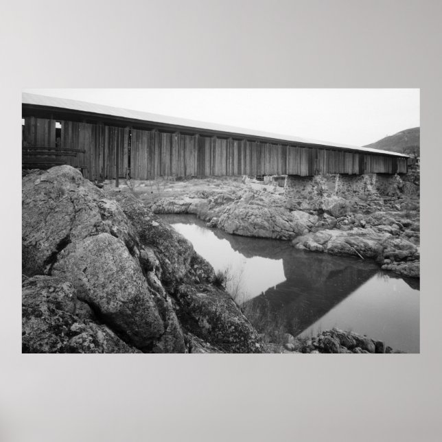 Knight's Ferry Bridge Poster (Front)