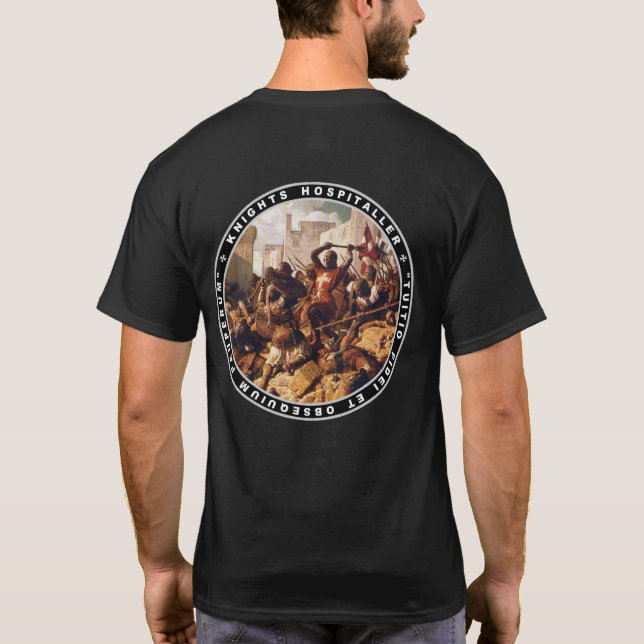 Knights Hospitaller Battle at Acre Seal Shirt (Back)